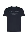 Giorgio Armani T-shirt In Blue