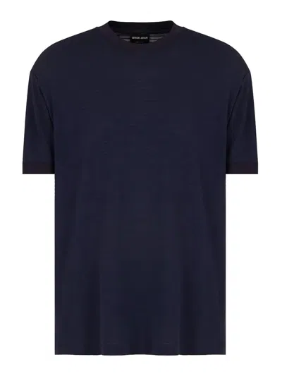 GIORGIO ARMANI CAMISETA - AZUL