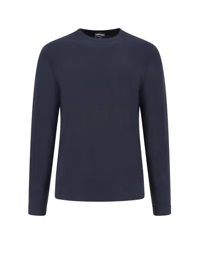 Giorgio Armani T-shirt In Blue