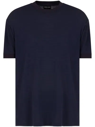 Giorgio Armani T-shirt  In Blue