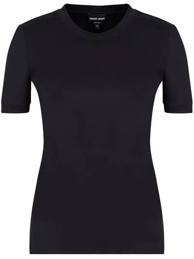 Giorgio Armani T-shirt Clothing In Blue