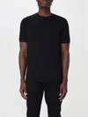 Giorgio Armani Viscose Blend T-shirt In Black