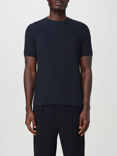 GIORGIO ARMANI T-SHIRT GIORGIO ARMANI MEN COLOR BLUE,F84136009