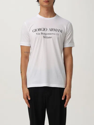 GIORGIO ARMANI T-SHIRT GIORGIO ARMANI MEN COLOR WHITE,430555001