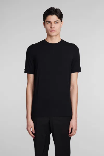 Giorgio Armani T-shirt In Black Viscose
