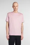 Giorgio Armani T-shirt In Rose-pink Cotton In Pink