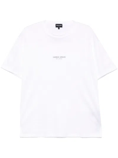 GIORGIO ARMANI GIORGIO ARMANI T-SHIRT WITH LOGO