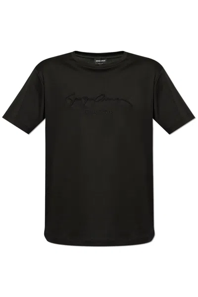 GIORGIO ARMANI T-SHIRT WITH LOGO