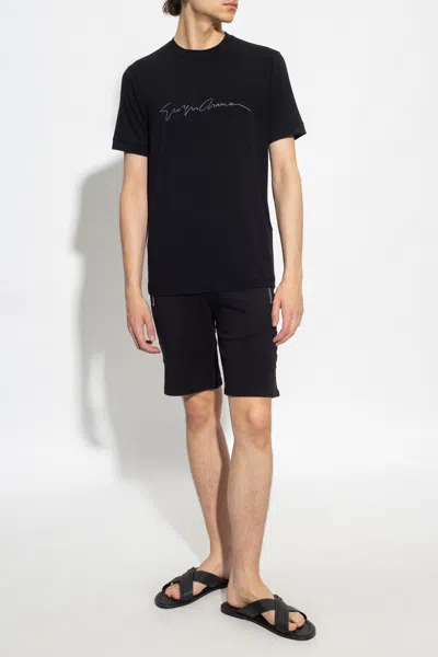 GIORGIO ARMANI GIORGIO ARMANI T-SHIRT WITH LOGO