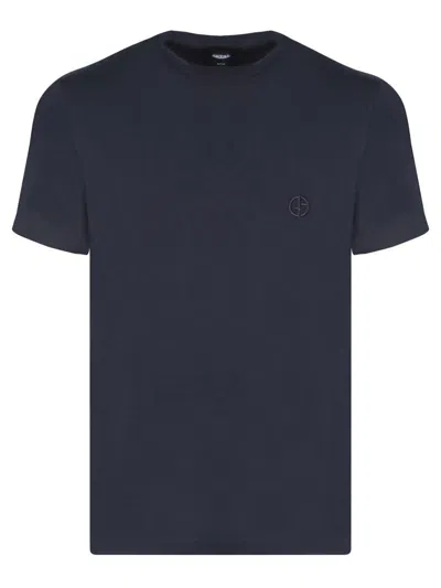 Giorgio Armani T-shirts In Blue