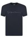 Giorgio Armani Branded T-shirt In Black