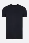 Giorgio Armani Short-sleeved T-shirt In Blue