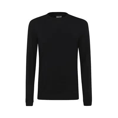 Giorgio Armani T-shirts And Polos In Black