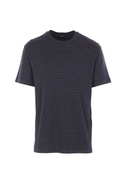 Giorgio Armani T-shirts And Polos In Gray