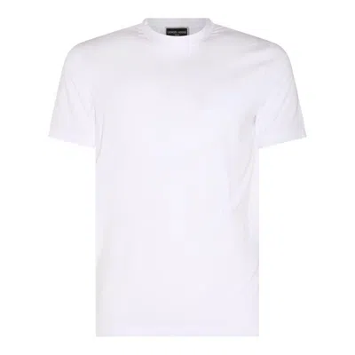 Giorgio Armani T-shirts And Polos In White
