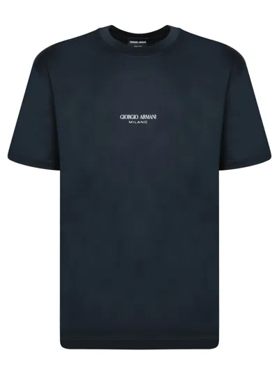 Giorgio Armani T-shirts In Blue
