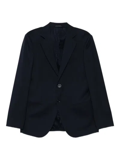 Giorgio Armani Tailored Notch Lapel Cashmere Blazer In Black