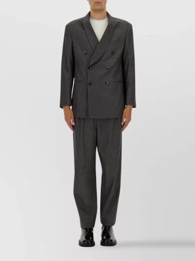 Giorgio Armani Tailored Suit Double-breasted Design In Gray