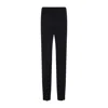Giorgio Armani Viscose Pants Central Stitching In Black