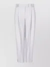 Giorgio Armani Tailored Trousers With Pockets And Pleats In White