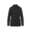Giorgio Armani Tailored Jacket With Double-breasted Button Detailing In Black