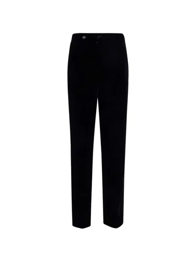Giorgio Armani Tailored Pants Front And Back Pockets In Black