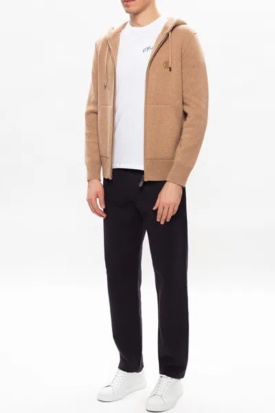 Giorgio Armani Tapered Leg Trousers In Black
