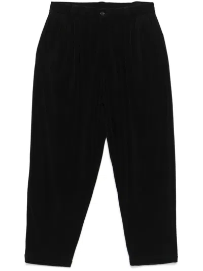 Giorgio Armani Tapered Trousers In Black
