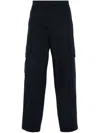 Giorgio Armani Tapered Trousers In Blue