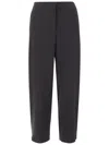 Giorgio Armani Dark Grey Cady Trousers