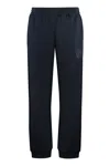 Giorgio Armani Technical Fabric Pants In Blue