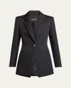 Giorgio Armani Techno Scuba One-button Blazer