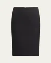 Giorgio Armani Techno Scuba Pencil Skirt