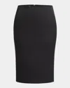 Giorgio Armani Techno Scuba Pencil Skirt