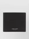 Giorgio Armani Grained-textured Leather Wallet In Black