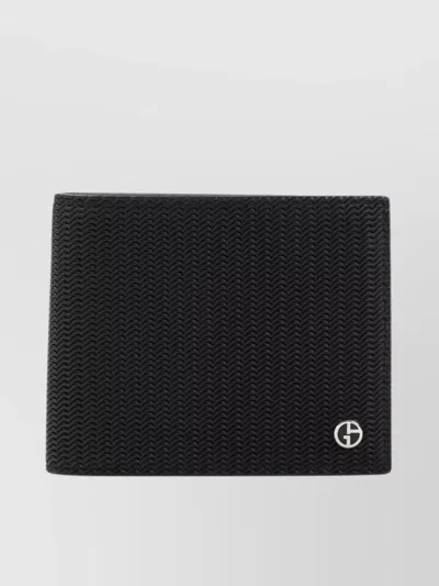 Giorgio Armani Textured Design Italian Flair Wallet