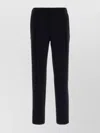 Giorgio Armani Pantalone In Lana Stretch Blu Notte  Uomo In Black