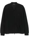 Giorgio Armani Textured Jacket In 黑色
