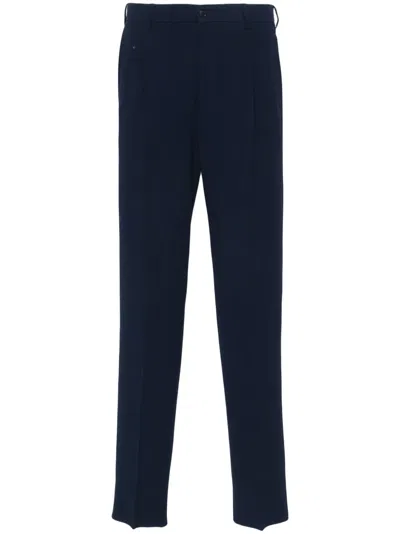 GIORGIO ARMANI TEXTURED TAPERED TROUSERS