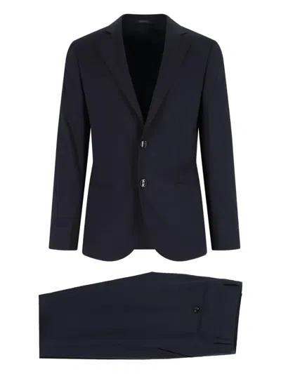 GIORGIO ARMANI THREE-BUTTON WOOL SUIT
