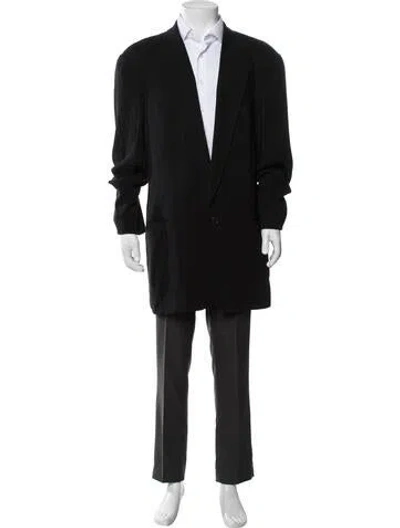 Pre-owned Giorgio Armani Three-piece Blazer In Black