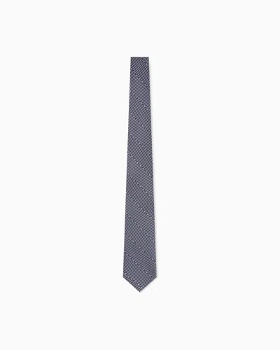 Giorgio Armani Tie In Silk In Gray