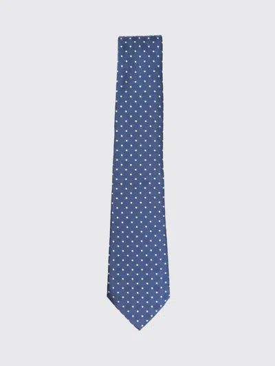 Giorgio Armani Classic Tie In Blue
