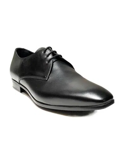 Giorgio Armani Tie Pointed Business Dress Shoes In Black