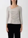 Giorgio Armani Top  Woman Color Black In Gray