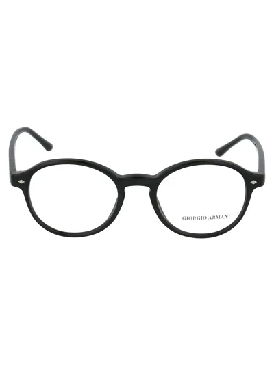 GIORGIO ARMANI GIORGIO ARMANI TOP MATTE BLACK/SHINY ACETATE GLASSES