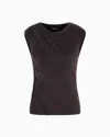 Giorgio Armani Tops In Gray