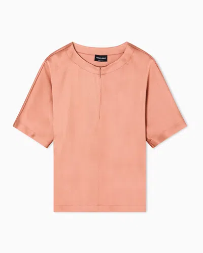 Giorgio Armani Tops In Orange