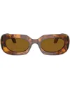 Giorgio Armani Tortoiseshell-effect Square-frame Sunglasses In Brown