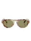 Giorgio Armani Tortoiseshell Sunglasses In Green